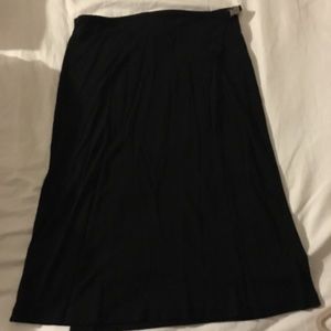 Nine West black wrap skirt